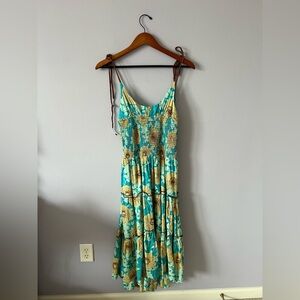 Free People | Dresses | Desert Dazed Sleeveless Midi Dress Nwot Icy Lake |  Poshmark